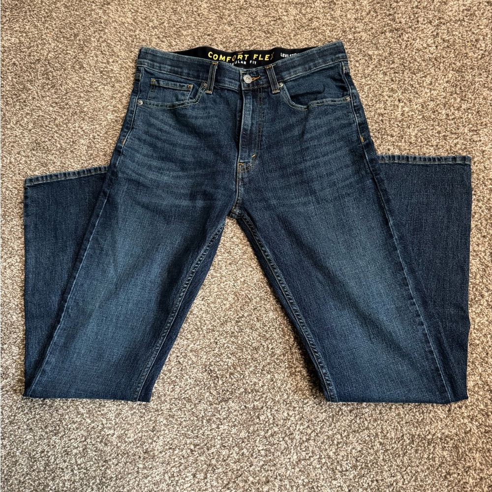 Levi's Dark Blue Regular Fit Jeans